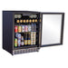 Summerset 24" 5.1c Outdoor Rated Fridge w/ Glass Door and Glass Shelves Lifestyle Open