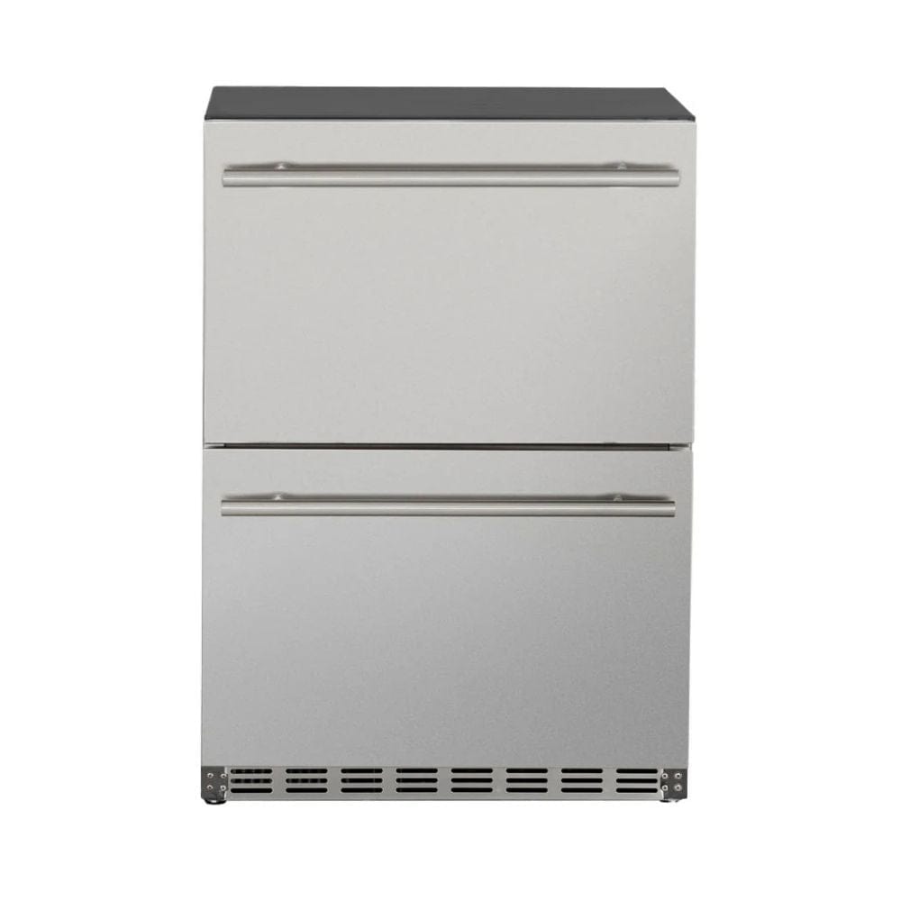 Summerset 24" 5.3C Deluxe Outdoor Rated 2-Drawer Fridge