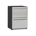 Summerset 24" 5.3C Deluxe Outdoor Rated 2-Drawer Fridge Side View