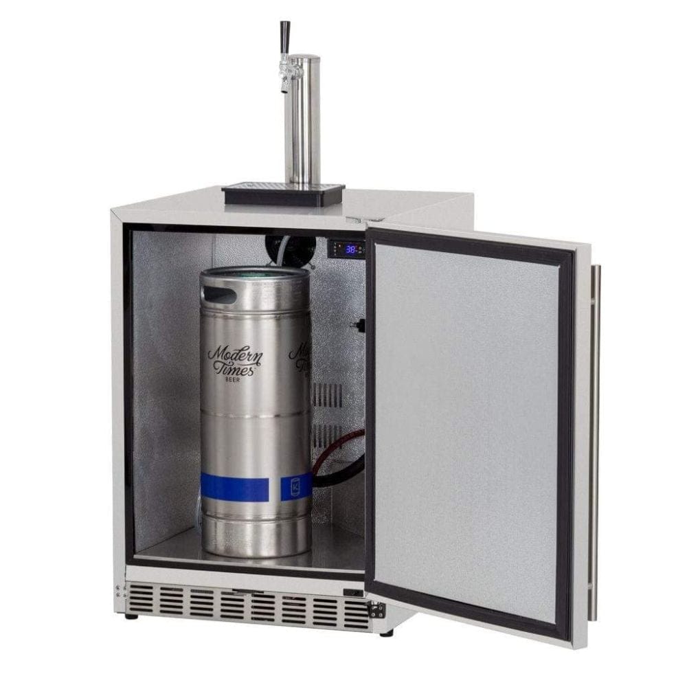 Summerset 25" 6.6 Cu. Ft. Outdoor Rated Beer Single Tap Kegerator/Dispenser
