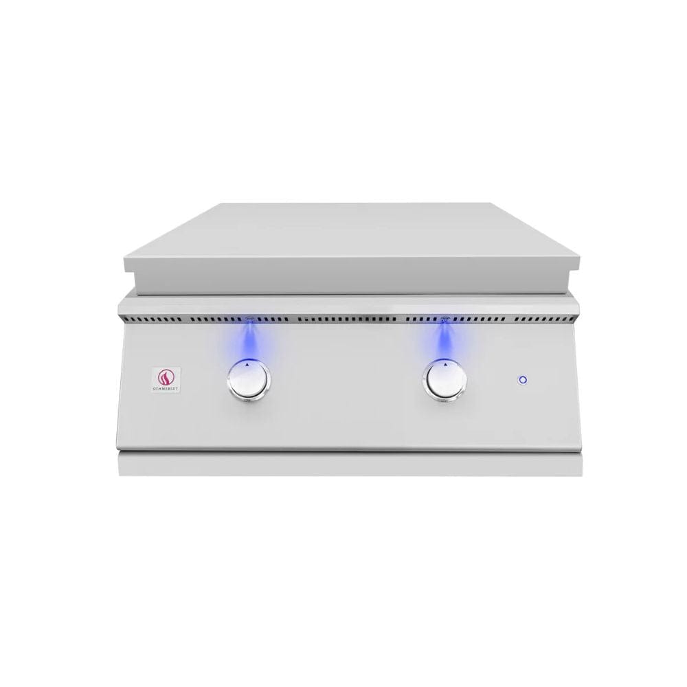 Summerset 30" Built-In Gas Griddle with LED Lights (2 Burner) with cover