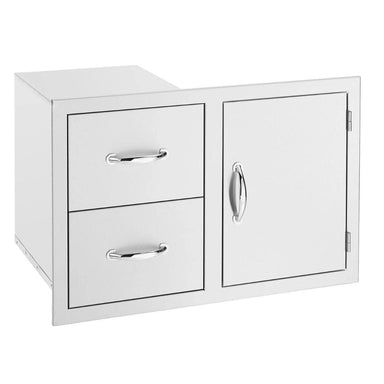 Summerset 30" Stainless Steel 2 Drawer and Access Door Combo