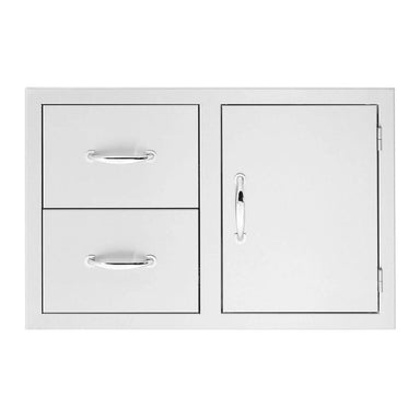 Summerset 30" Stainless Steel 2 Drawer and Access Door Combo