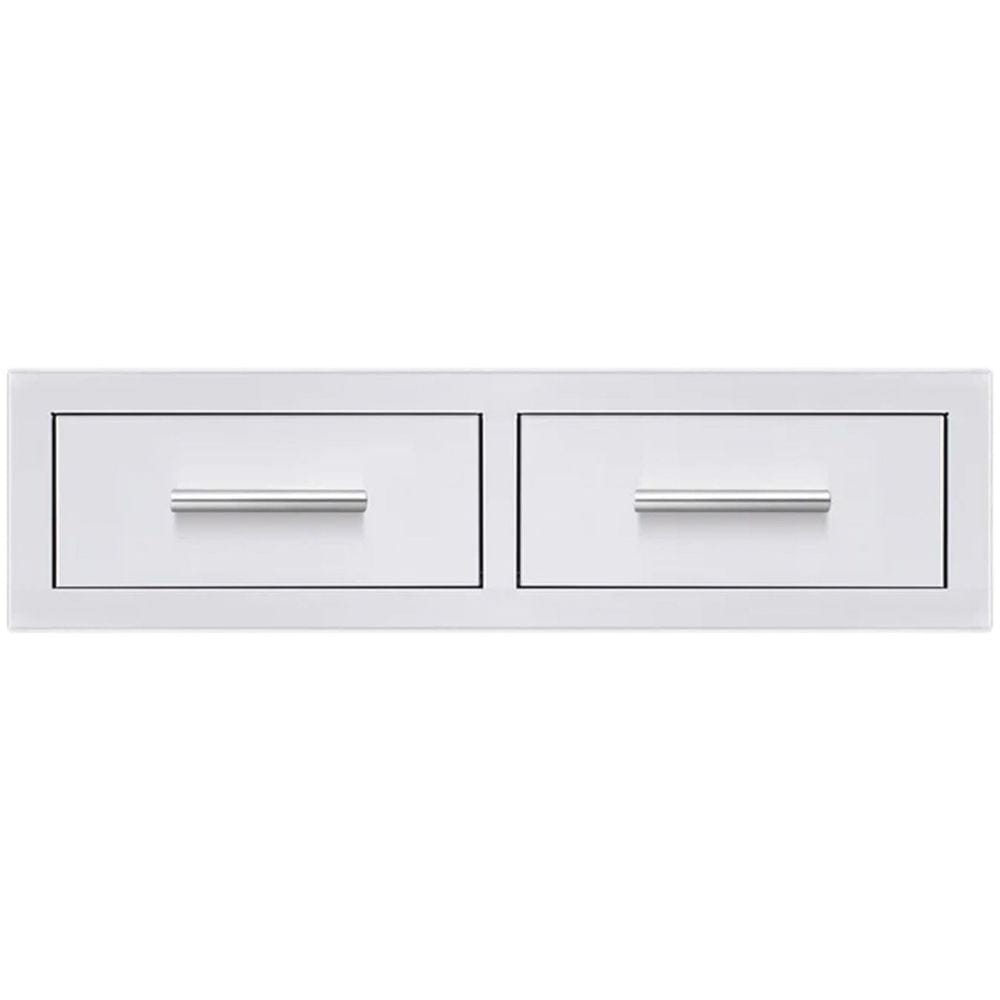 Summerset 30" Stainless Steel Flush Mount Horizontal Double Access Drawer (2024 Model))