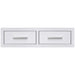 Summerset 30" Stainless Steel Flush Mount Horizontal Double Access Drawer (2024 Model))