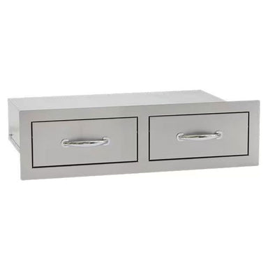 Summerset 30" Stainless Steel Flush Mount Horizontal Double Access Drawer