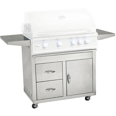 Summerset 32" Fully Assembled Door & 2-Drawer Combo Grill Cart for Sizzler Series