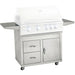 Summerset 32" Fully Assembled Door & 2-Drawer Combo Grill Cart for Sizzler Series