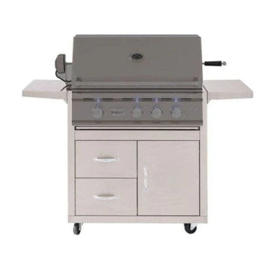 Summerset 32" Fully Assembled Door & 2-Drawer Combo Grill Cart for TRL Series