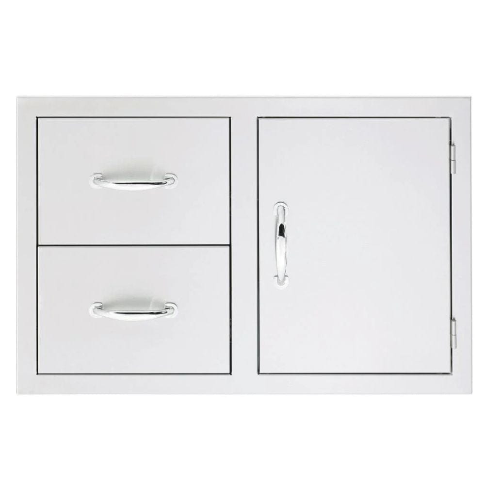 Summerset 33" 2-Drawer & Access Door Combo Masonry Frame Return