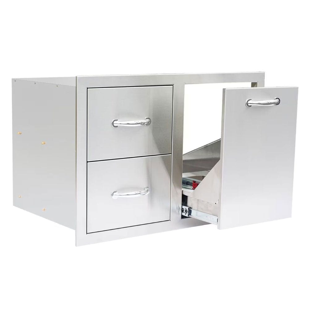 Summerset 33" 2-Drawer & Vented LP Tank Pullout Drawer Combo