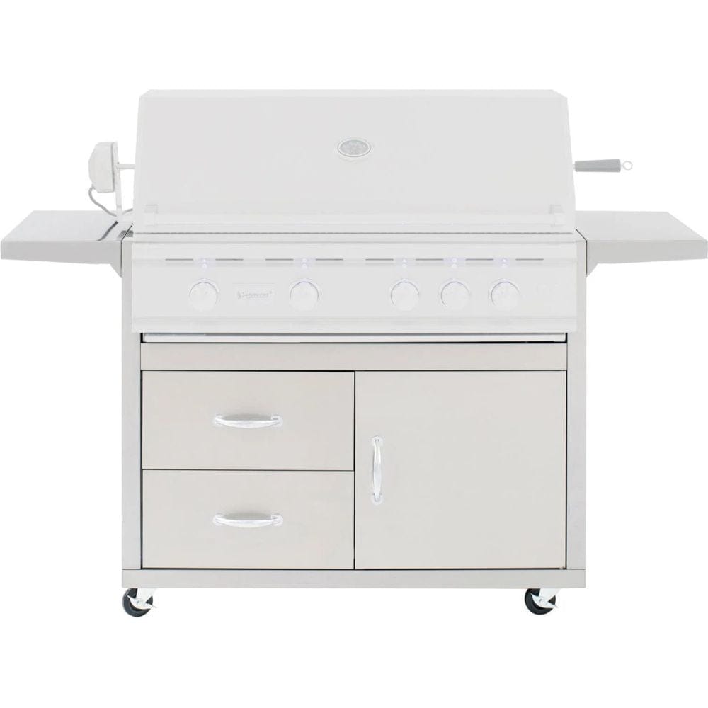 Summerset 38" Fully Assembled Door & 2-Drawer Combo Grill Cart for TRL Series