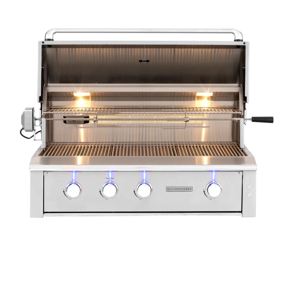 Summerset Alturi 42" U-Tube Series Built-in Gas Grill (3 Burner) Open Hood