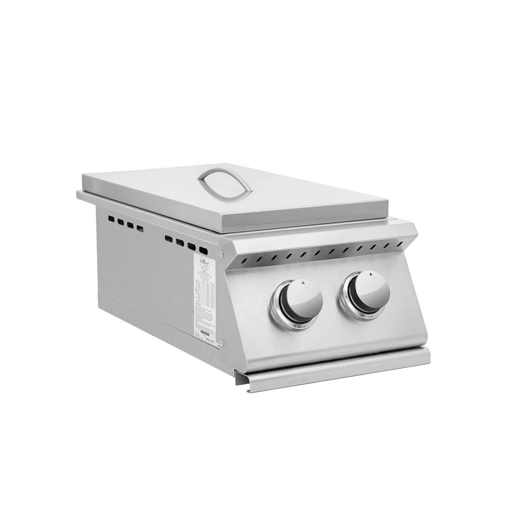 Summerset Sizzler Double Side Burner Side View