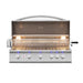 Summerset Sizzler Pro 40" Built-in Gas Grill (5 Burner) Open Hood