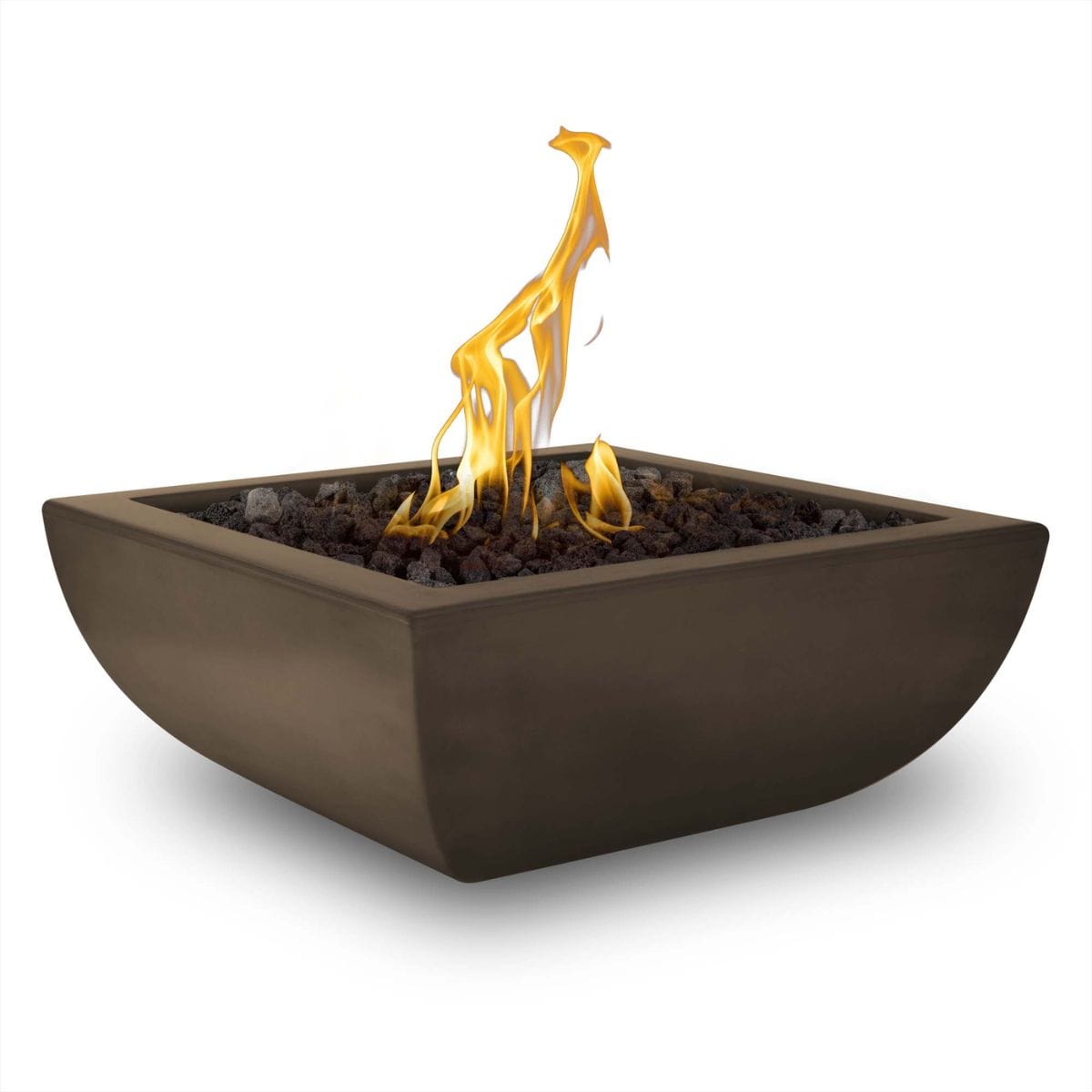 The Avalon Fire Bowl is a modern take on the traditional tapered square bowl