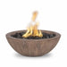 Fire Pan Features Drainage Holes For Water Runoff