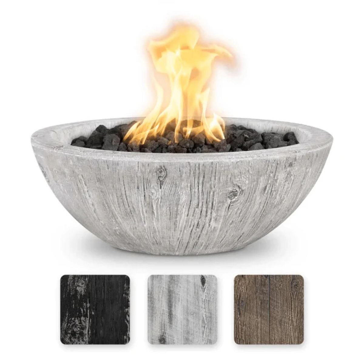 Traditional round shape with modern styling and color finish