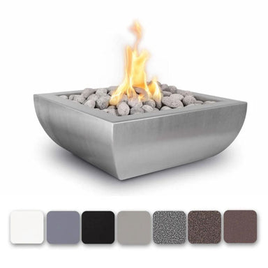 Use only breathable cover material for this fire feature