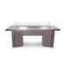 The Rectangular Alameda Powder Coated Fire Table brings simplicity and elegance to any patio or backyard