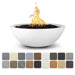 The Outdoor Plus 48" Sedona Narrow Ledge GFRC Concrete Round Fire Pit