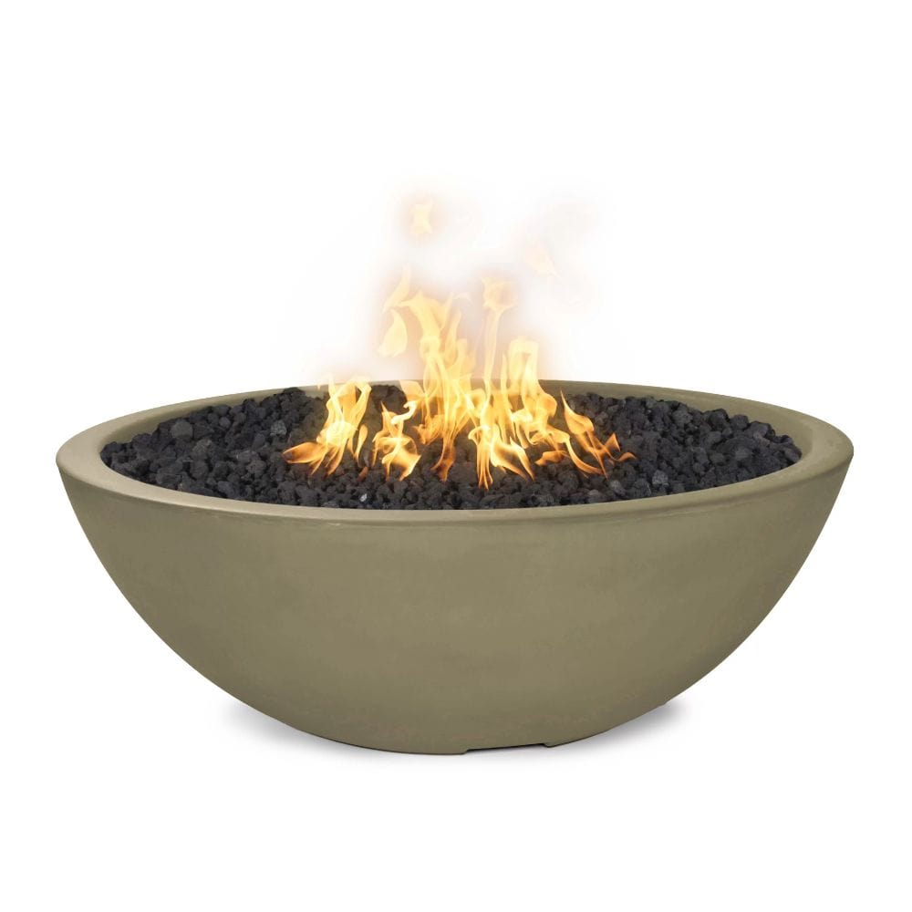 The Outdoor Plus 48" Sedona Narrow Ledge GFRC Concrete Round Fire Pit
