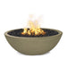 The Outdoor Plus 48" Sedona Narrow Ledge GFRC Concrete Round Fire Pit