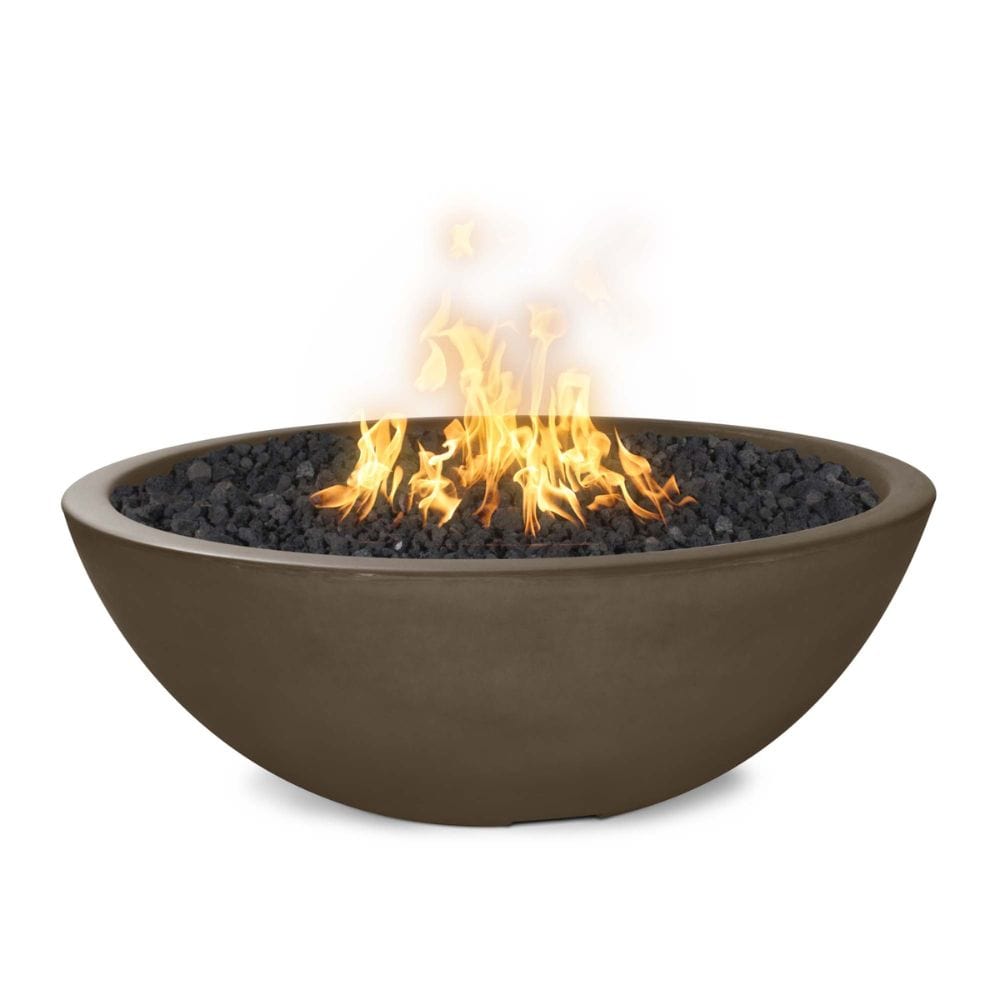 The Outdoor Plus 48" Sedona Narrow Ledge GFRC Concrete Round Fire Pit