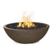The Outdoor Plus 48" Sedona Narrow Ledge GFRC Concrete Round Fire Pit