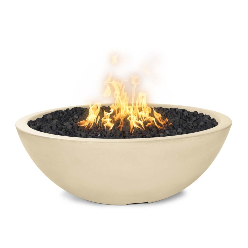 The Outdoor Plus 48" Sedona Narrow Ledge GFRC Concrete Round Fire Pit