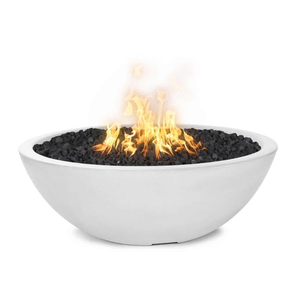The Outdoor Plus 48" Sedona Narrow Ledge GFRC Concrete Round Fire Pit