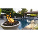 The Outdoor Plus 48" Sedona Narrow Ledge GFRC Concrete Round Fire Pit
