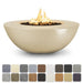 The Outdoor Plus 60" Sedona Wide Ledge Concrete Fire Pit 
