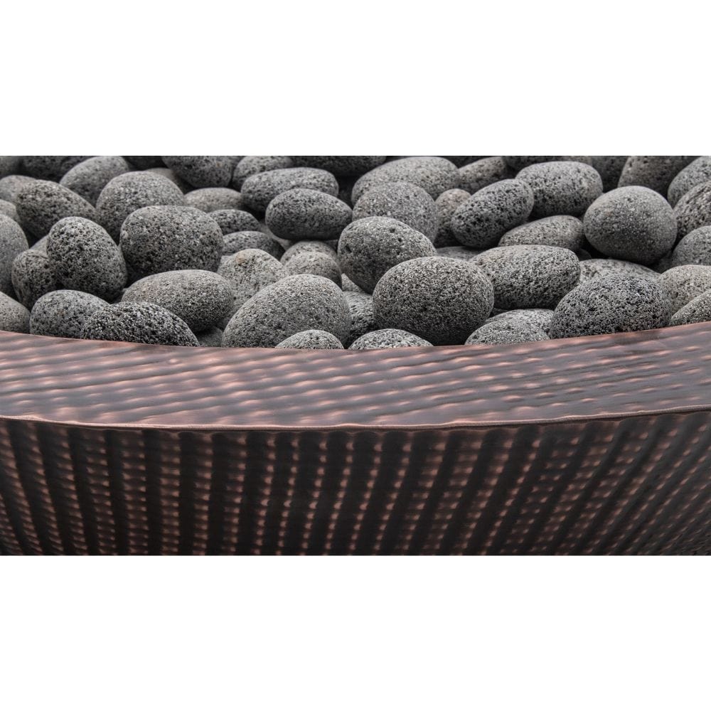 The Outdoor Plus Cazo 48" Copper Narrow Ledge Fire Pit