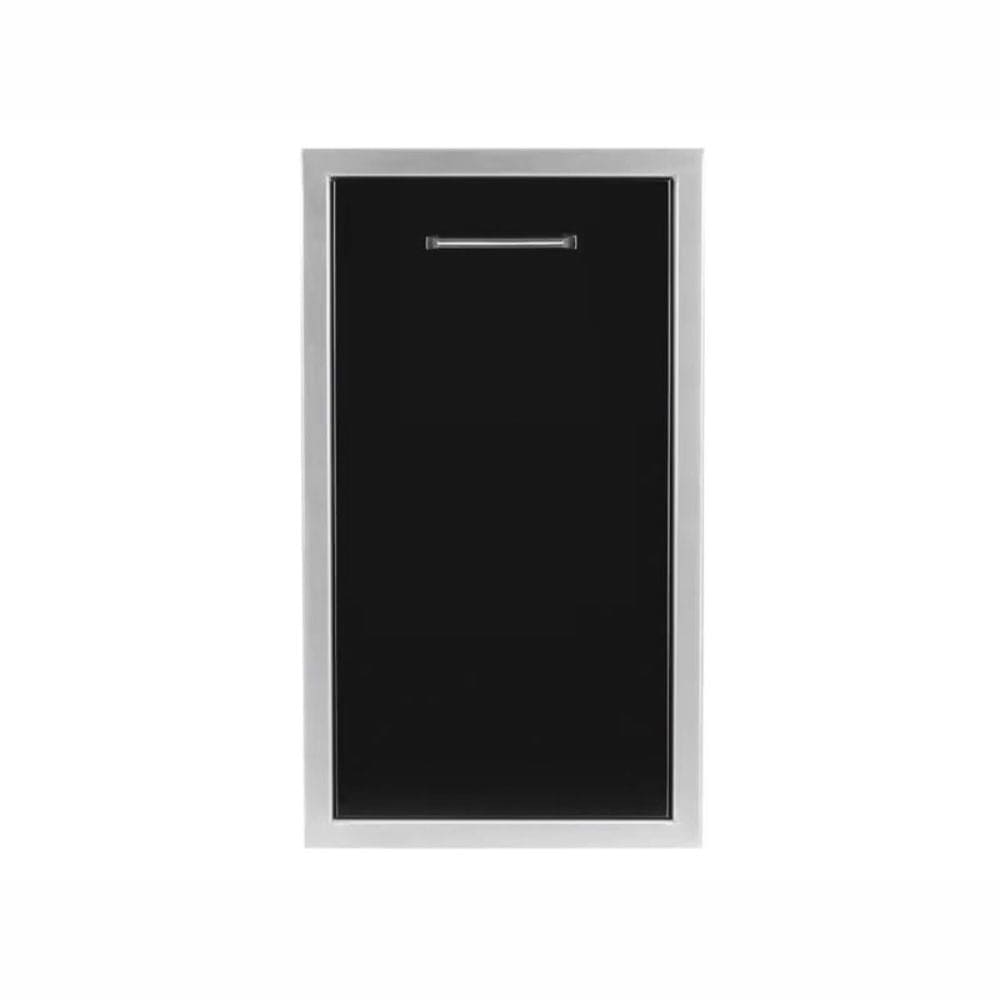 Wildfire 14" X 26" Roll Out Trash Black Stainless Steel Drawer