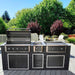 Wildfire 16" X 22" Double Access Black Stainless Steel Drawer
