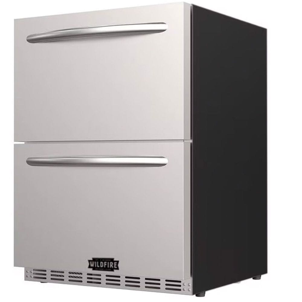 Wildfire 24" 5.3 Cu. Ft. Dual Drawer Stainless Steel Outdoor Refrigerator