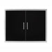 Wildfire 30" X 21" Double Access Black Stainless Steel Door