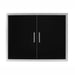 Wildfire 38" X 24" Double Access Black Stainless Steel Door
