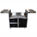 Wildfire Ranch PRO 30-Inch Black Stainless Steel Griddle Cart