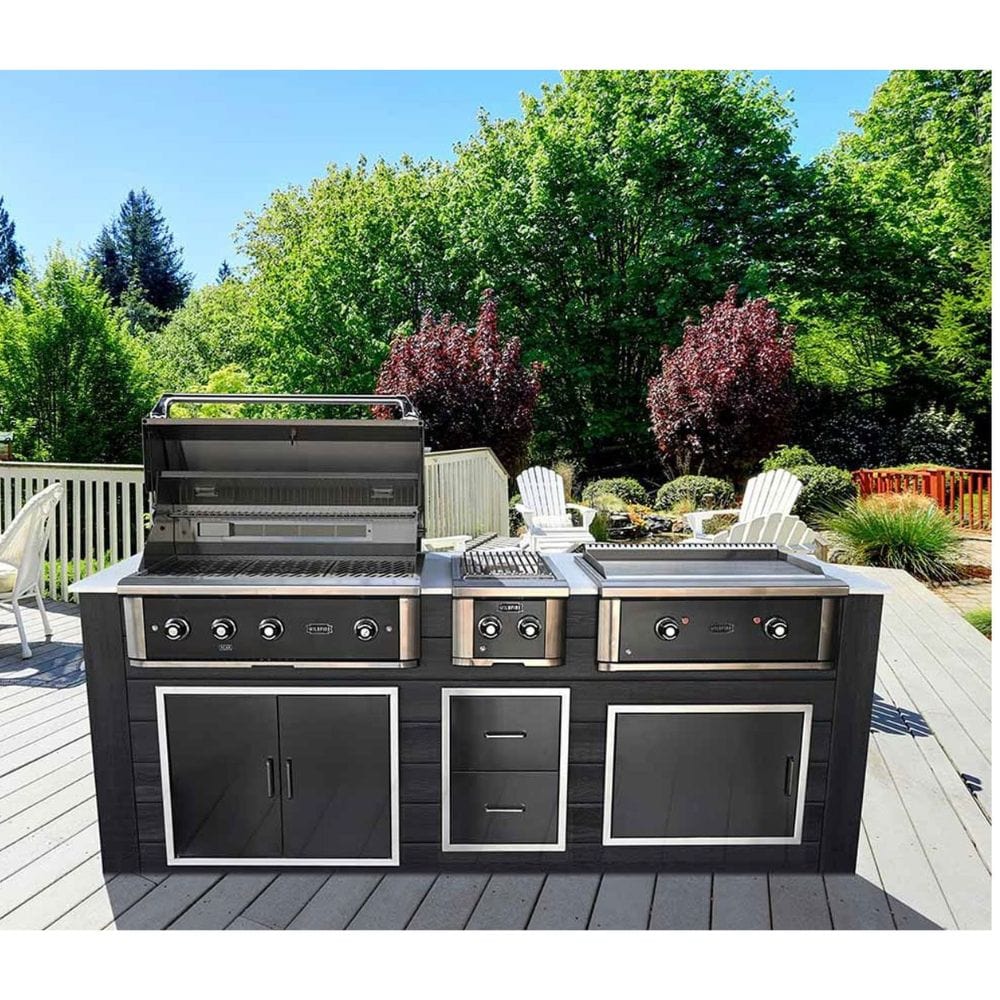 Wildfire Ranch PRO 30" Built-In Stainless Steel Side Griddle (2 Burner)