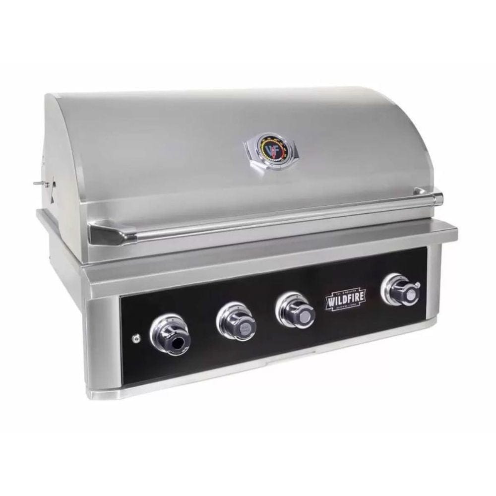 Wildfire Ranch PRO 36" Built-In Black 304 Stainless Steel Gas Grill (3 Burner)