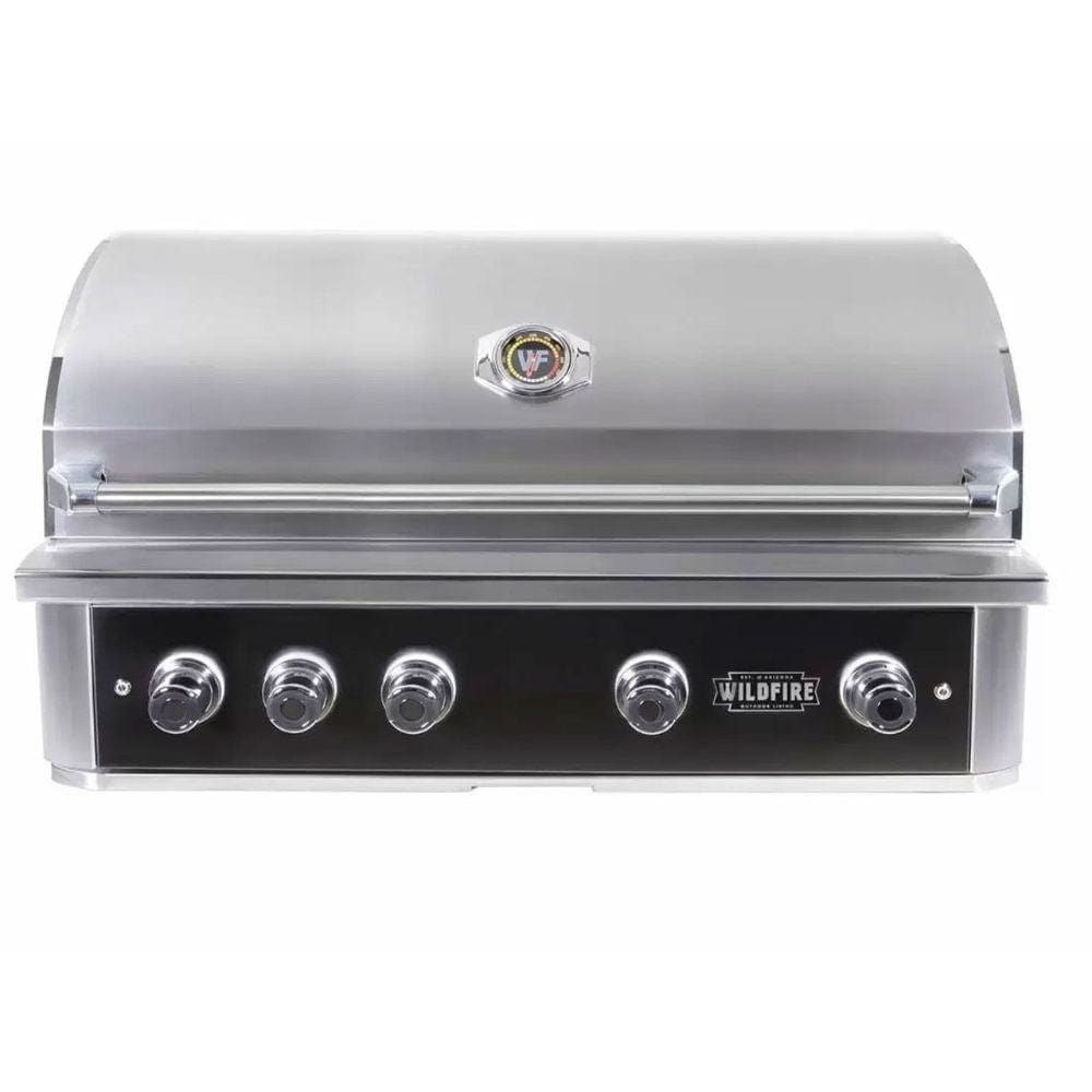 Wildfire Ranch PRO 42" Built-In Black 304 Stainless Steel Gas Grill (4 Burner)