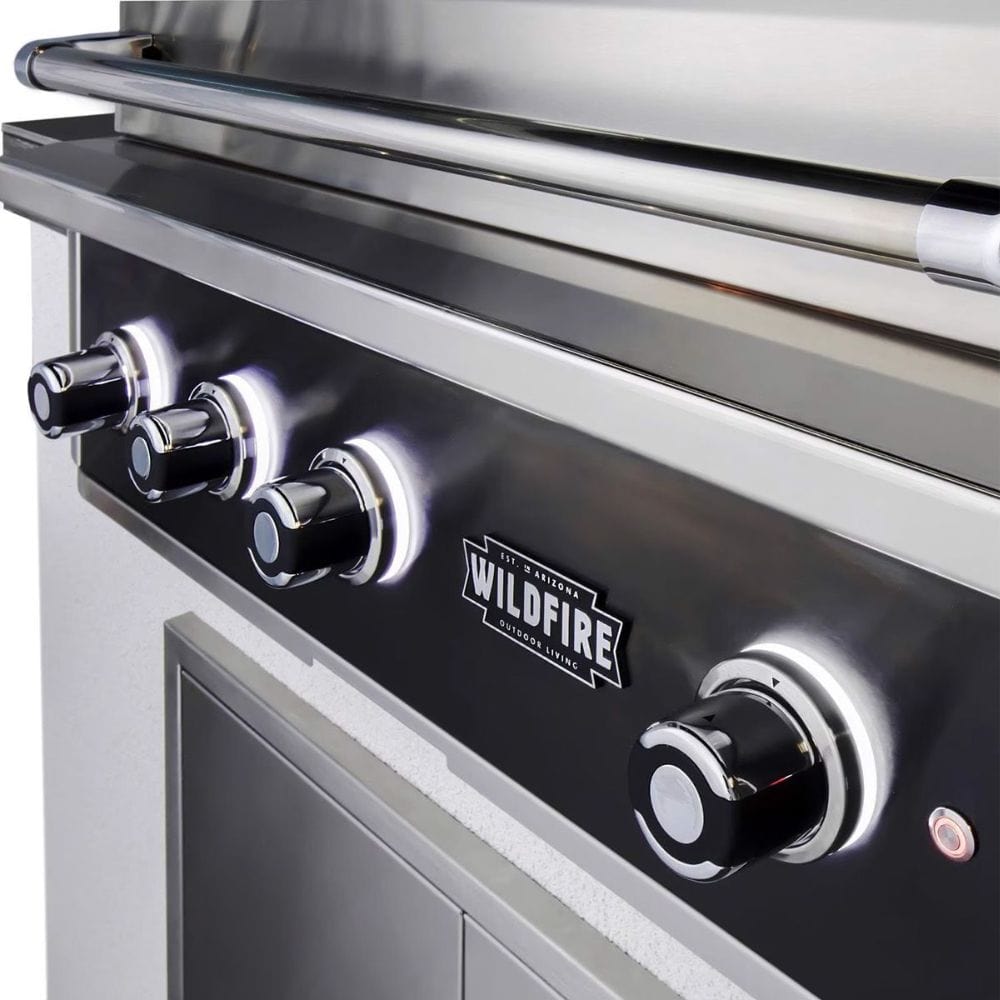 Wildfire Ranch PRO 42" Built-In Black 304 Stainless Steel Gas Grill (4 Burner)