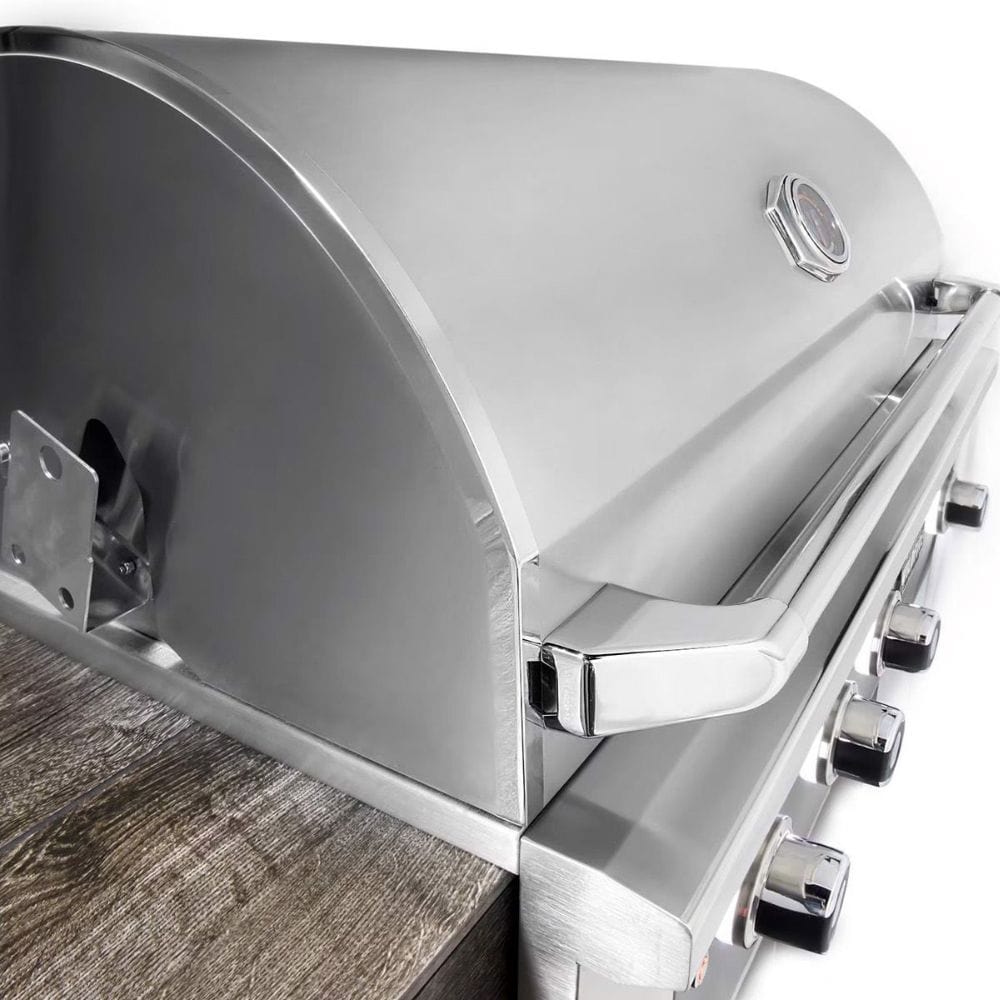 Wildfire Ranch PRO 42" Built-In Black 304 Stainless Steel Gas Grill (4 Burner)